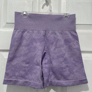 Purple Camo Gym Shorts